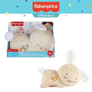 Fisher-Price Soothe & Settle Bunny Plush Baby Toy & Customizable Sound Machine With Motion