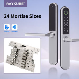 RAYKUBE  TT Lock BLE IP65 Waterproof Smart Lock Digital Fingerprint Lock With APP/Password/IC Card Unlock For Sliding door DQ06