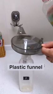 Thick Plastic Funnel Embudo Heavy Duty Kitchen Oil Liquid Transfer Tolletries Dispenser