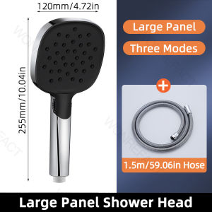 Water Output Large Panel Shower Head Pressure Washer Shower Head Water Saving Bathroom Accessories