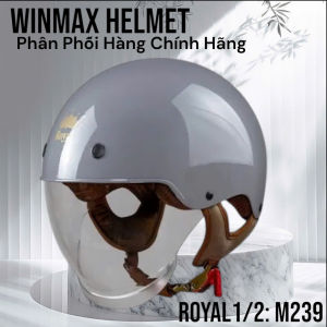 ROYAL Mũ Bảo Hiểm 3/4 M139 & 1/2 M239 Xe Máy Kính Âm Thương Hiệu ROYAL HELMETS BH 12 Tháng Tặng Kèm Móc Khóa Xoay 360" Hợp KLim Chống Rỉ
