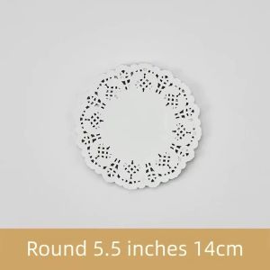 BHQ 250Pcs Round Doily Paper Baking Cake Doyley Paper Decor Kertas Minyak Dolly Baking Paper 花边吸油纸