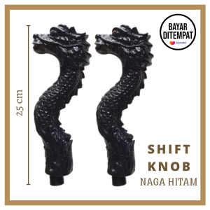 SHIFT KNOB MOTIF NAGA HITAM / SHIFT KNOB / TUAS PERSNELING MOBIL DIESEL