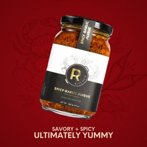 R KITCHEN SPICY GARLIC ALIGUE  NEW VARIANT  Pure Shore Crab Meat Fat