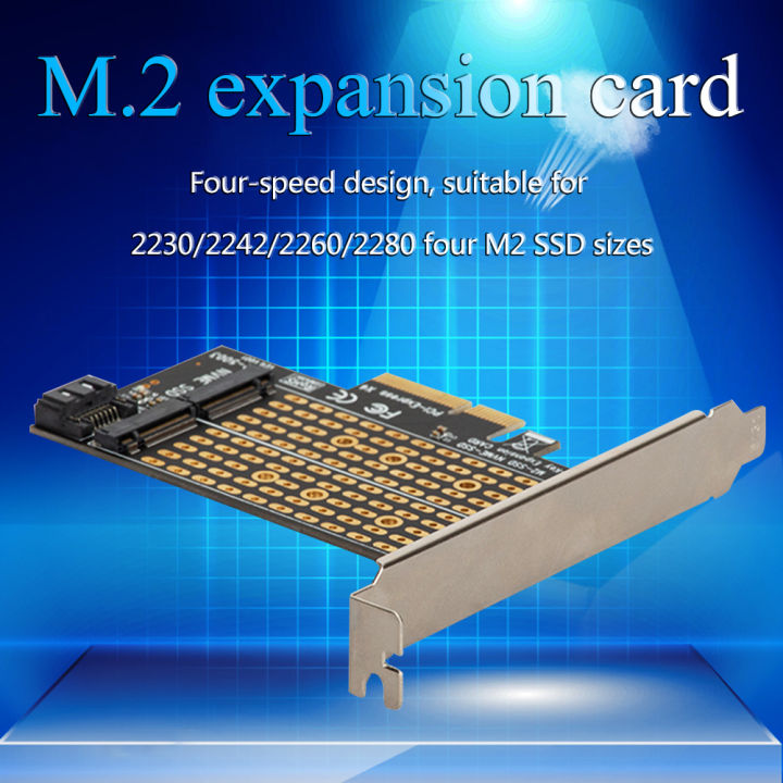 Ntff PCIe NVMe SATA M.2 SSD to PCI-Express 3.0 X4 Adapter for B Key M Key ...