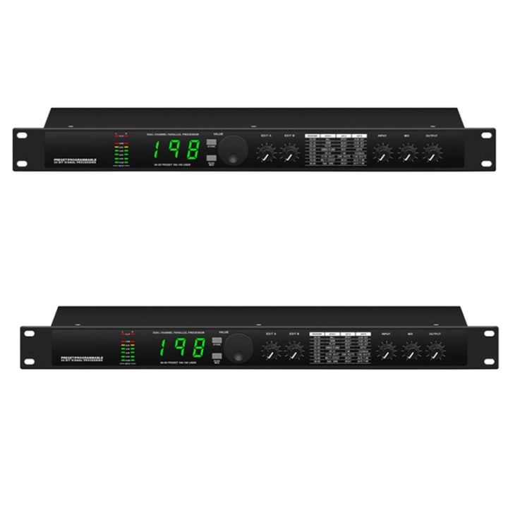 Professional Digital Reverberation Multi Effect DSP Processor Audio
