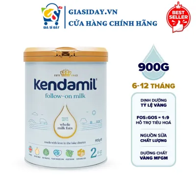 (HSD 2027) Sữa Kendamil Nguyên Kem Số 1 2 3 - Sữa Bột Công Thức 900g