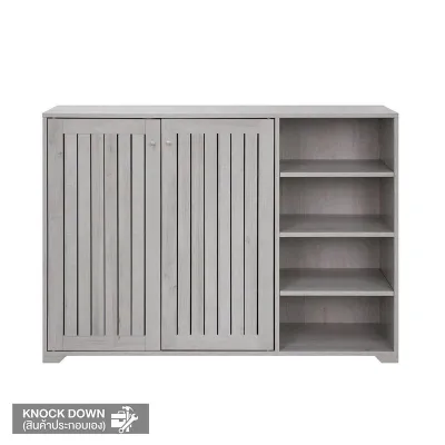 MOOVE ตู้ใส่รองเท้า 120X33X85 White Oak