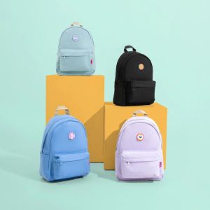 Paddy Medium Basic Suede Backpack - Paddybag Tas Ransel Sekolah Serbaguna