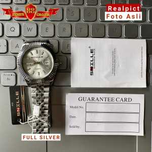 [ ORI ] Jam Tangan Pria Original Anti Air Tanggal Aktif Rantai Stainless - Jam Tangan Snille 3333G water resistant