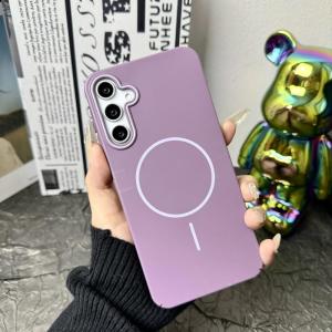 Case for Samsung Galaxy A55 A35 A25 A15 A05 A05s Solid Color Light and Thin Magsafe Phone Case Hard Cover Anti-drop Shockproof Protective Case