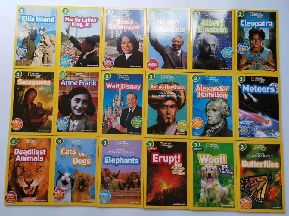 SG Stock] National Geographic Kids Pre reader/1/2/3 Point Readable
