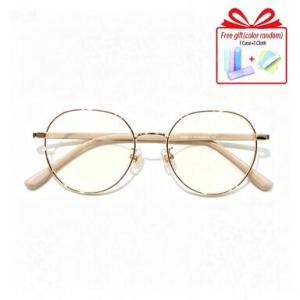 Korean Version of Myopia Glasses Womens Anti-blue Light Graded Glasses for Nearsighted High-value Plain Face Glasses