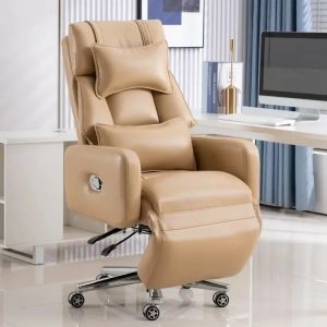 xpkQ Luxury Boss Recliner Office Chair Comfortable Long Cushion Computer Chair Bedroom Game Home Lunch Back Chair Recliner FYOC 9H4B3