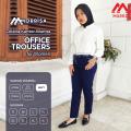CELANA FORMAL / CASUAL WANITA MODEL KANCING DAN KARET UKURAN S - 2L BISA COD. 
