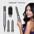 Máy sấy tóc tạo kiểu LocknLock Multi Hair Dryer công nghệ ION âm 5 loại đầu sấy màu xám ENA526GRY. 