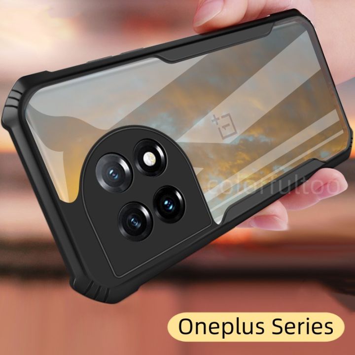 Shockproof%20Silicone%20Case%20For%20Oneplus%2011%205G%2010T%2010%209RT%209%208%208T%207T%20Pro%2010Pro%20Acrylic%20Back%20Clear%20Casing%20Transparent%20PC%20TPU%20Soft%20Case%20Camera%20Protective%20Back%20Cover%20-%20Image%202