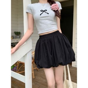C8011 Balloon Puff Short Pants Import