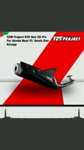 Knalpot Standar Non SS Pro Full Package Tzm Project Vario 125 & Vario 150