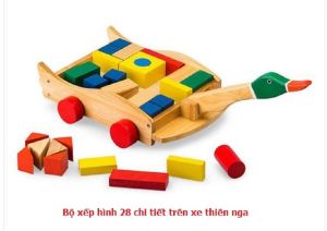 Đồ chơi xếp hình xây dựng 28 chi tiết xe thiên nga đồ chơi xây dựng xếp hình sáng tạo thông minh cho Bé