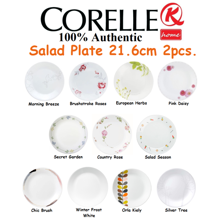 CORELLE Salad Plate 21.6cm 2pcs. Lazada PH
