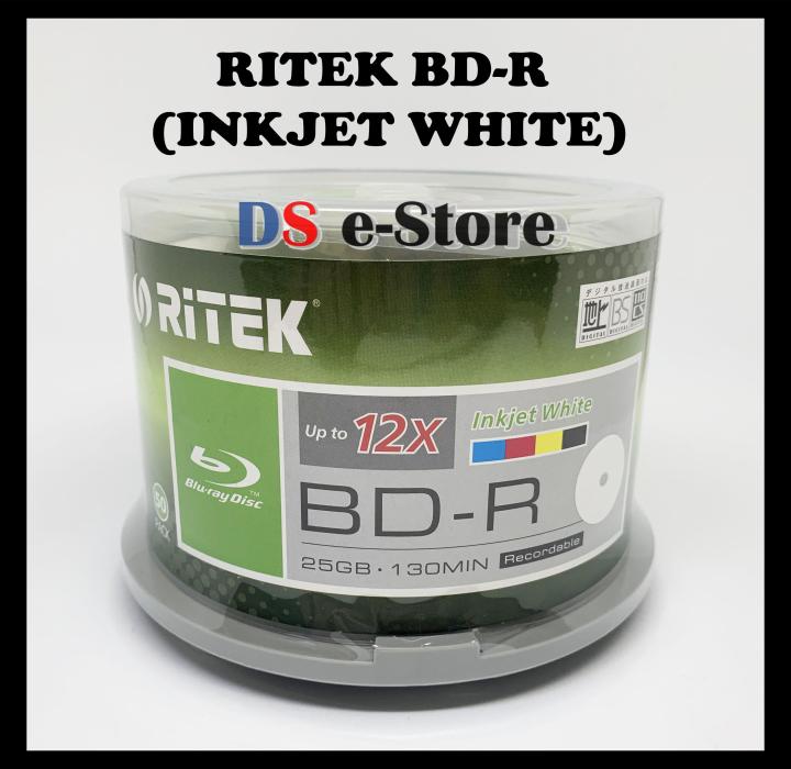 Ritek Printable BD-R Blu-Ray Disc Bluray BDR 25GB | Lazada