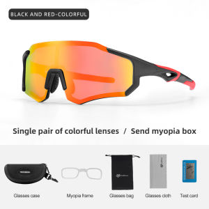ROCKBROS Cycling Sunglasses Fashionable Polarized Cycling Shades Ultralight Photochromic Mountain Bike Glasses UV Protection Full Frame Road Bike Eyewear Outdoor Sports Sunglasses