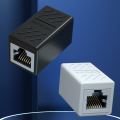 ข้อต่อสายแลน ข้อต่อ RJ45 หัวต่อRJ45 ตัวเชื่อมสาย Lan หัวต่อเพิ่มความยาวสายแลน cable conector. 