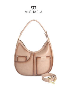 MICHAELA Gradient Curved Hobo Bag Roomy Chic Cool Sling Bag for Women Commuting Travel HB6502074 CL