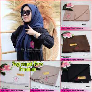 KERUDUNG SEGI EMPAT PARIS PREMIUM | JILBAB SEGI EMPAT PARIS PREMIUM ANTI LETOY