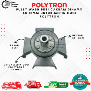 JMT - Pully Wash Besi Cakram Dinamo As 10mm Untuk Mesin Cuci Polytron