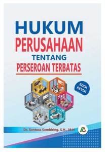 Buku Sentosa Sembiring: Hukum Perusahaan tentang Perseroan Terbatas (Edisi Revisi)