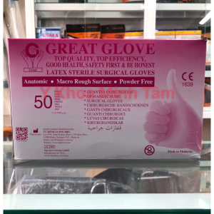 Găng Tay Y Tế Great Glove Không Bột – Chuyên Dùng Cấy Chỉ Lấy Mẫu Xét Nghiệm