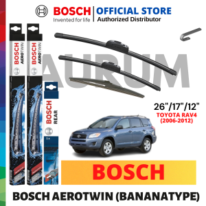 Bosch Aerotwin Wiper Blade set for Toyota RAV 4 2006-2012 (26/17/12) 3pcs