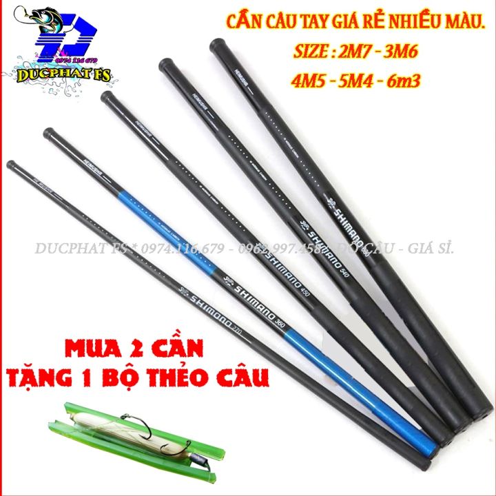 CẦN CÂU TAY SHIMANO, DAIWA, MUA CẦN TẶNG THẺO CÂU CẦN CÂU