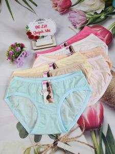 Combo 10 Quần Lót Nữ Thông Hơi Phối Họa Tiết Dễ Thương Chất Vải Co Giản Thoáng Mát Size : 40 - 60 Kg [808+810] _ Đồ Lót Quỳnh Nhi