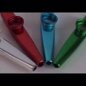 Kazoo kazoo Professional High Volume Card Set Flute Metal Musical Instruments That Beginners Do Not Need to Learn Get Flute Diaphragm Free
