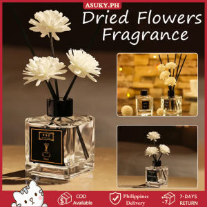 COD【Local Deliver】50ml Dried Flowers Aromatherapy Air Freshener Toilet Deodorant Aromatherapy Essential Oil Room Fragrance