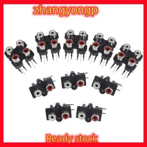 [ZY] Legend ช่องเสียบสัญญาณเสียงสเตอริโอตัวเมีย RCA ช่องเสียบ2 4 5ชิ้นช่องเสียบช่องเสียบสัญญาณเสียง