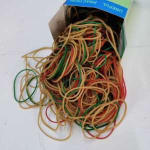 brite rubberband 350gms natural & assorted colors