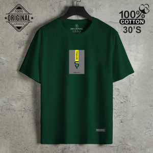 TShirt Cowok Several Baju Kaos Pria Distro Premium Cotton Combed 30s Motif Keren Hitam