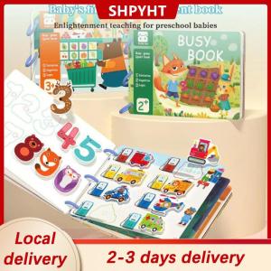 [COD] SHPYHT Local delivery Ship within 24 hours Magnetic Sticker Busy Book For Baby Enlightenment Book Montessori Toy Activity Books For Toddlers