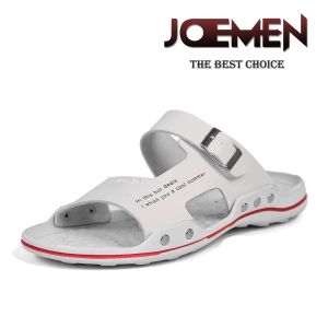 Sandal Selop Kulit Pria Joemen S 16 New 100% Brand Lokal Sendal Outdoor Anti Slip Terbaru