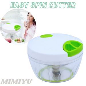 MIMIYU Generic Hand Chopper Manual Rope Food Processor Shredder Salad Maker Garlic Onion Slicer Cutter