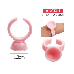 Ring Glue Eyelash Extension Ink Cup Cincin Tempat Lem Tinta Sulam Alis Tanam Bulu Mata Palsu