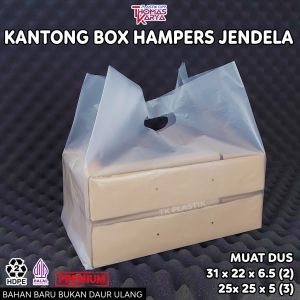Kantong Plastik Dove 33x45 untuk Dus Pizza 25x25 / Kardus Catering 31x22 Packaging Box Hampers E-Flute Kotak Nasi Berkat Sekat Snack