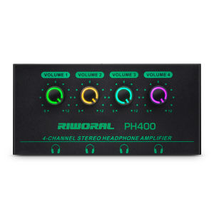 4 channel headphone splitter headphone amplifier 4 way stereo for headphone monitor headphone amplifier headphone amp mixer