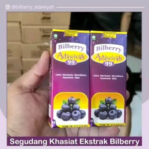 BILBERRY ADAWIYAH 99/OBAT MATA MINUS/KATARAK/MATA LELAH/MENYEHATKAN MATA MEMPERTAJAM PENGLIHATAN