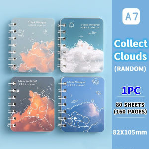 1PC A7 Spiral Notebook Mini Diary Book Portable Cute Pocket Coil Notebook Stationery Office Supplies