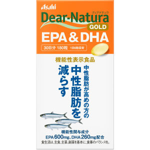 Asahi Dear-Natura Dear-Natura GOLD EPA & DHA 180 capsules Lifestyle prevention Functional Products 生活方式的预防 功能性产品 Abies5Star